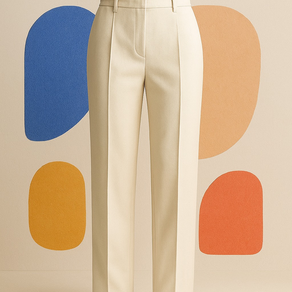 Ivory Tailored Trousers